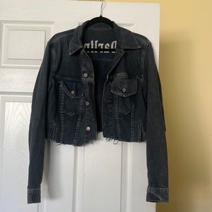BRANDY MELVILLE CROPPED JEAN JACKET